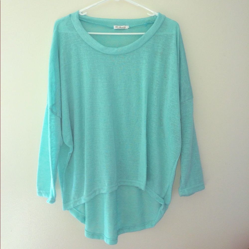 Light blue blouse