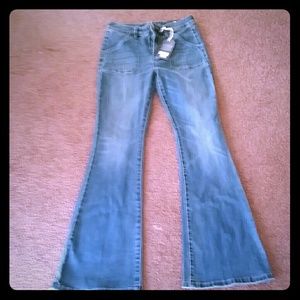 The Limited denim high waisted flare