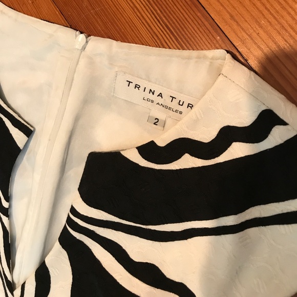 Trina Turk Black & White Dress - Picture 2 of 4
