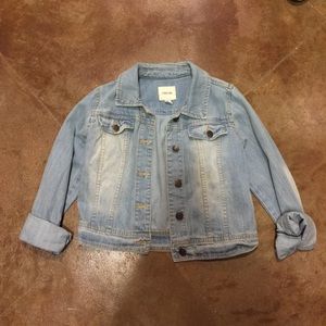 Girl's blue jean jacket size 10
