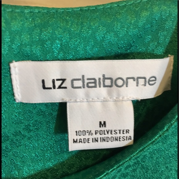 LIZ CLAIBORNE SLEEVELESS PEPLUM TOP - NWOT! SIZE M - Picture 2 of 3