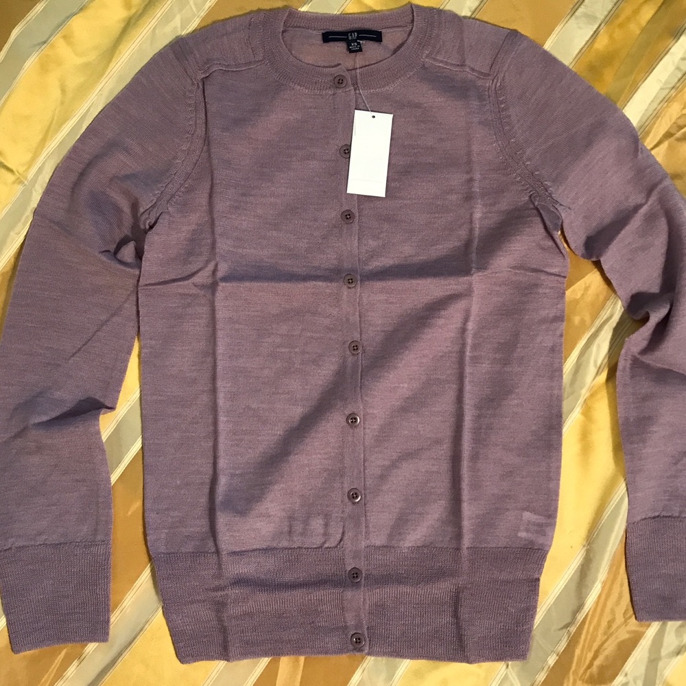 Gap Sweater Cardigan XS Light Purple