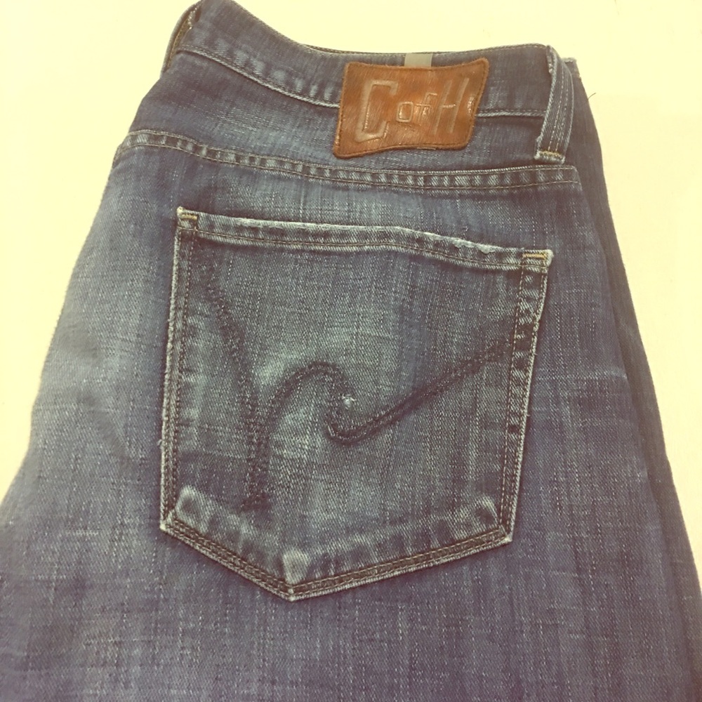 C of H Evans style 33w/32L distressed & faded