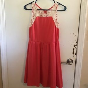 Pink sleeveless dress