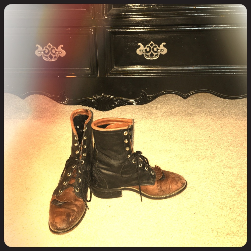 Laredo Leather Vintage Boots