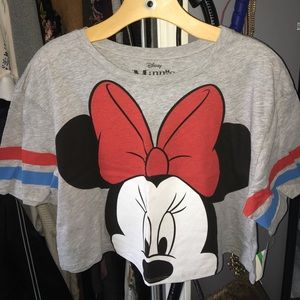 Minnie Mouse Crop T