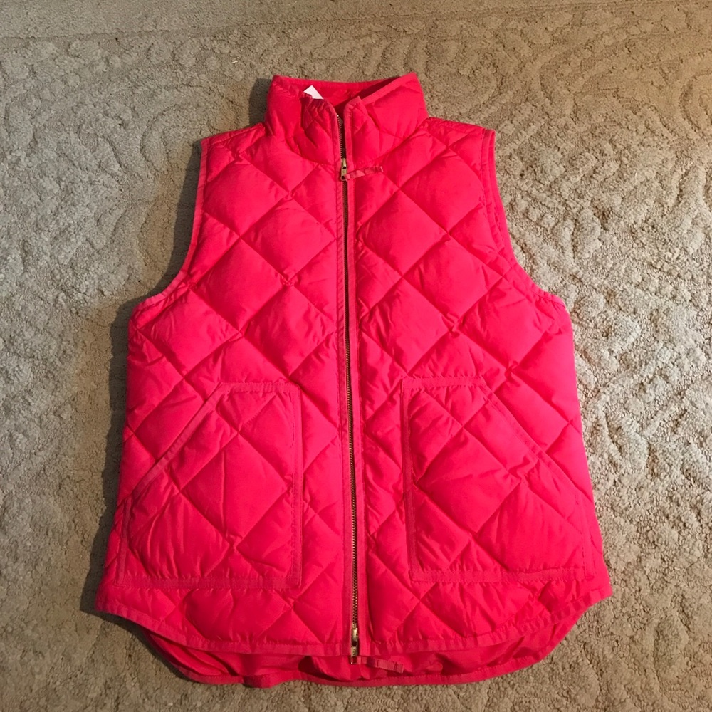 Brand new J Crew coral vest