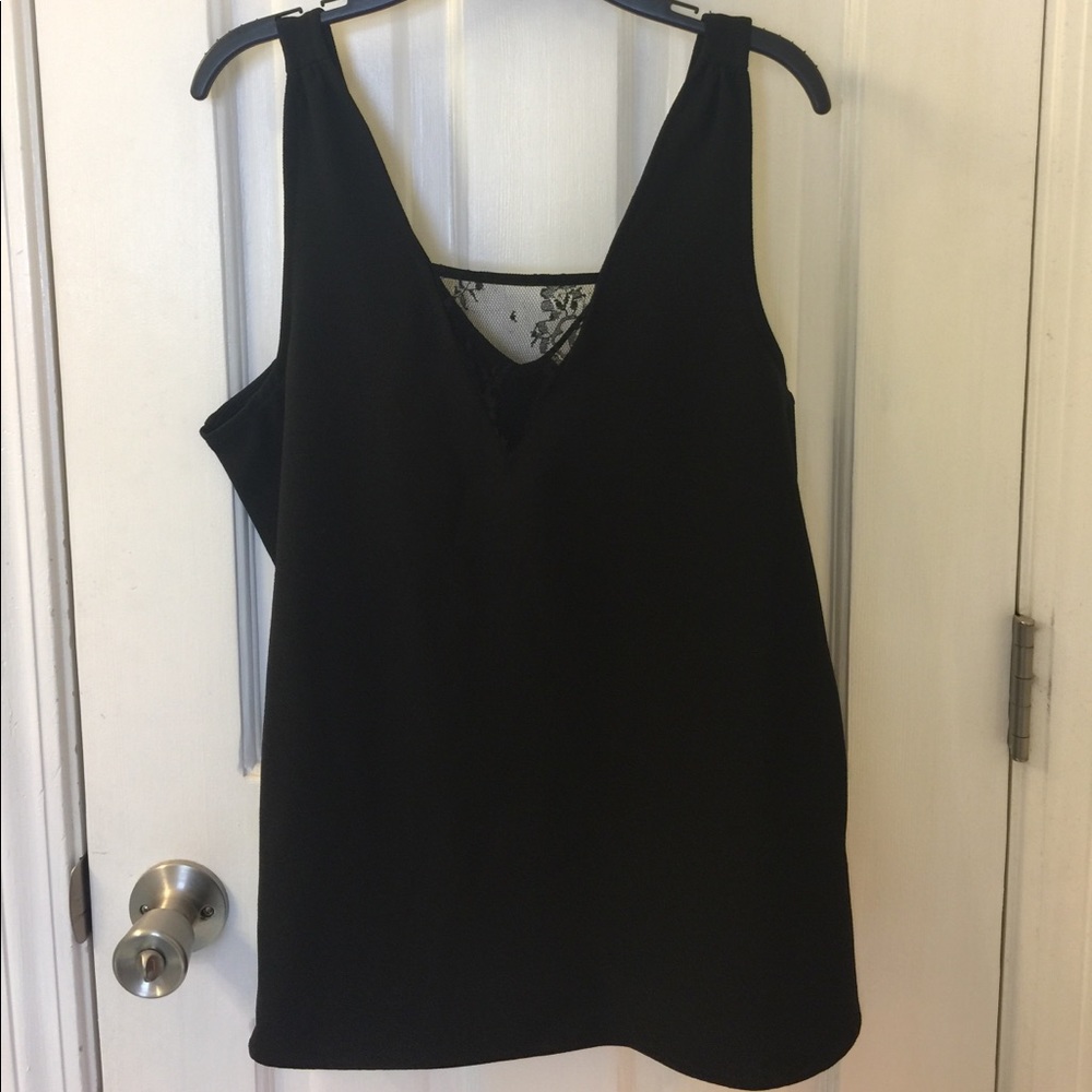 Cooper & Ella Back Sleeveless Top Sz Large (?)