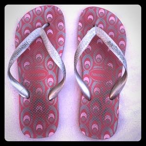 Pink & Silver Havianas