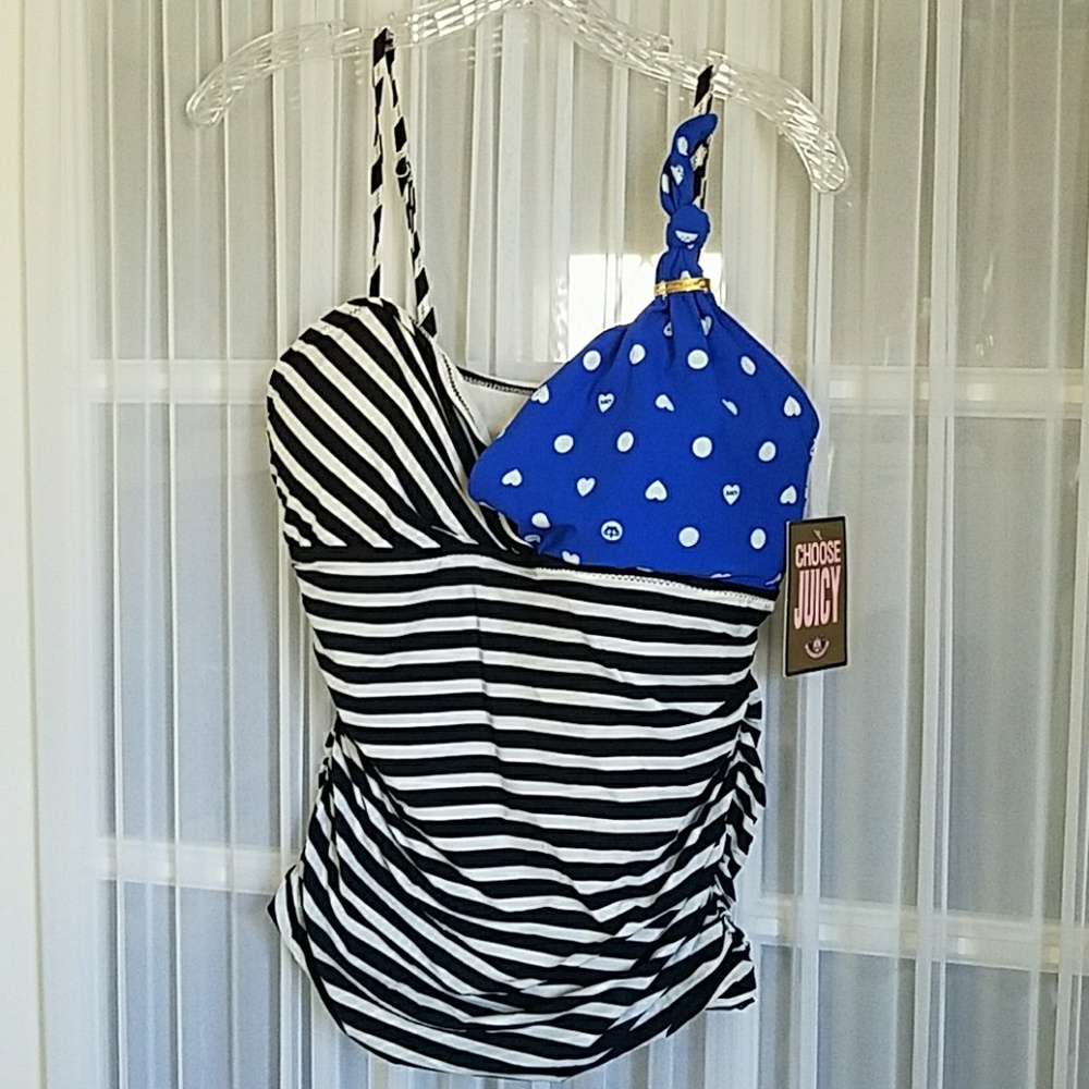 NWT Juicy Couture Tankini Top
