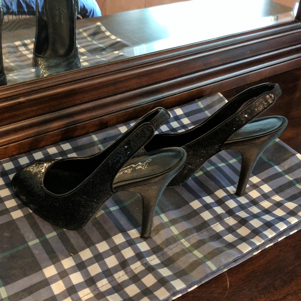 Open toe heels