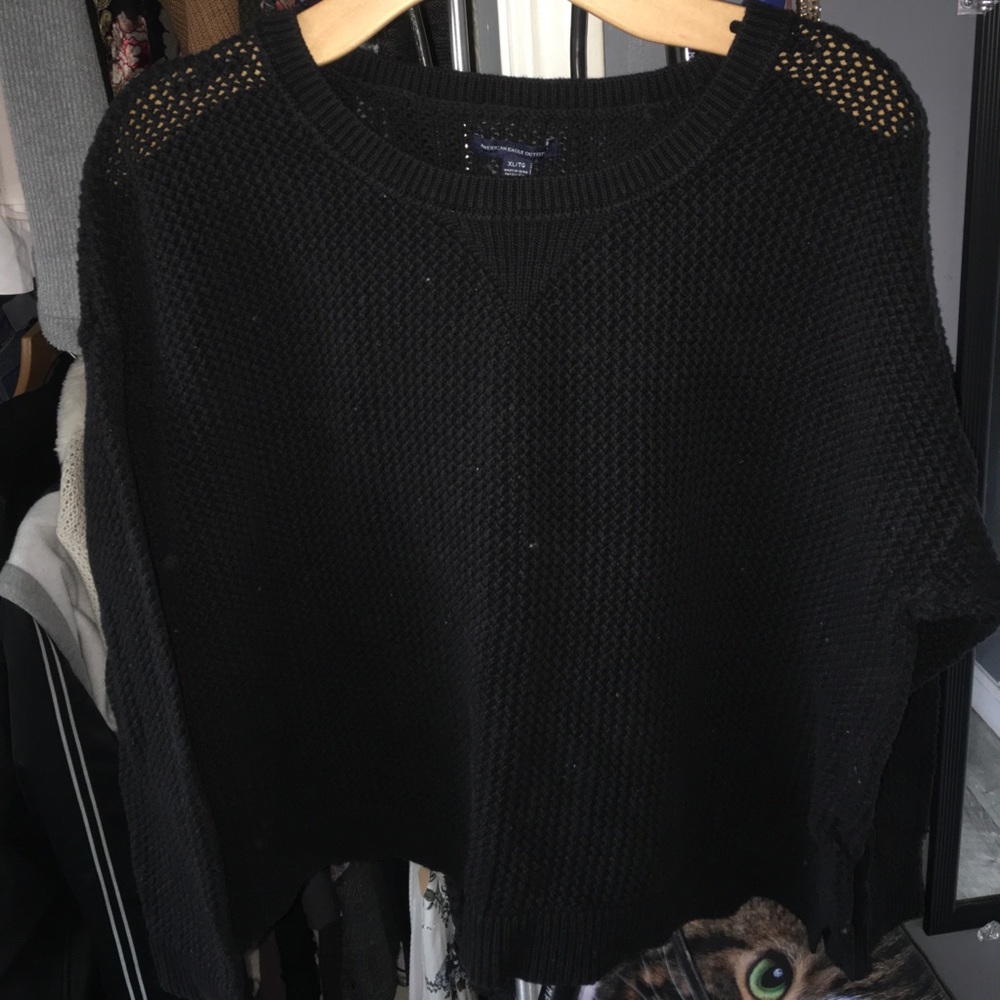 American Eagle Waffle Sweater