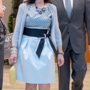 Karen millen silver & black special occasion dress