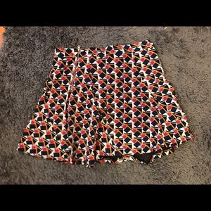Patterned mini skirt from Zara
