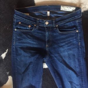 Rag and bone high rise skinny jeans