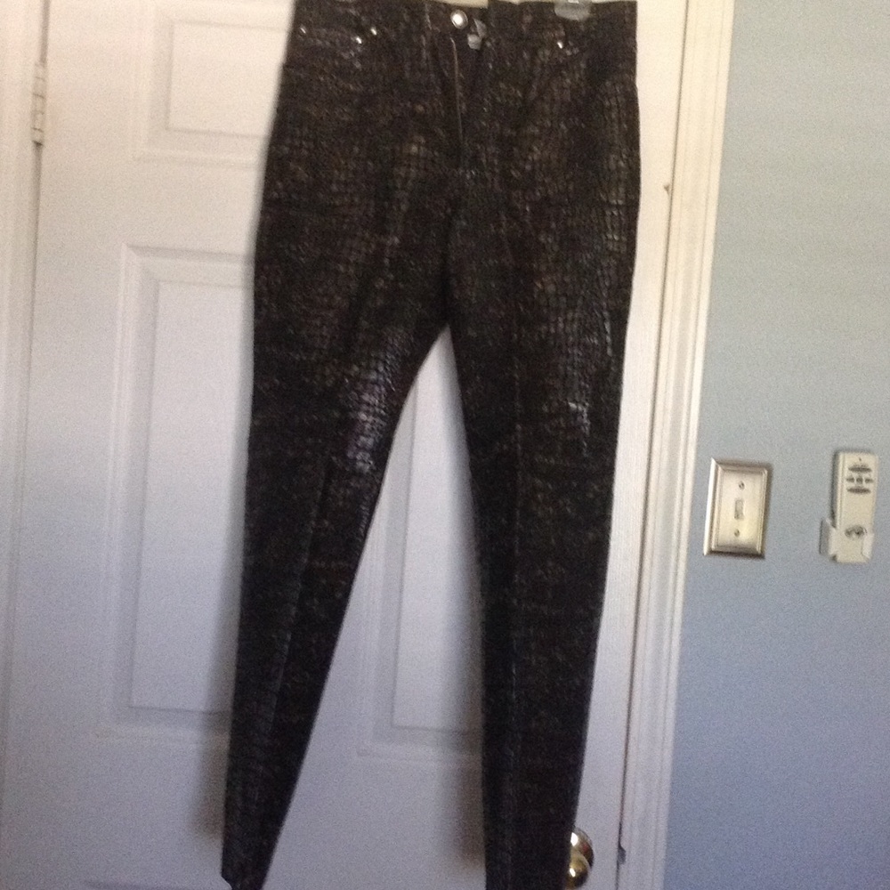 Suede and Leather pants