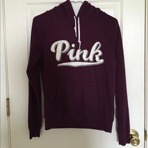 Maroon PINK hoodie