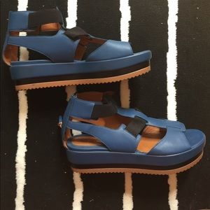 Fendi gladiator colorblock sandals