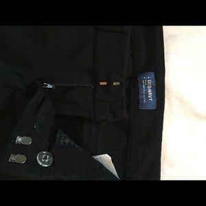 Black pixie crop pants