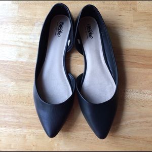 Mossimo d'orsay black pointed flats
