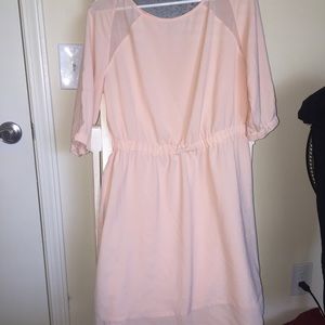 Light pink/ peach colored dress