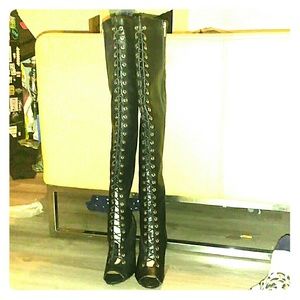 Women thigh high boots
