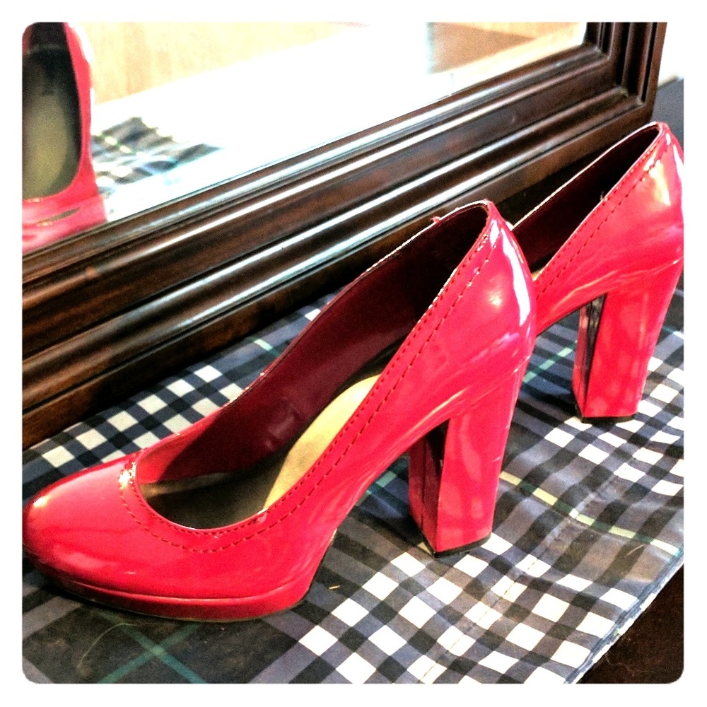 Red high heels