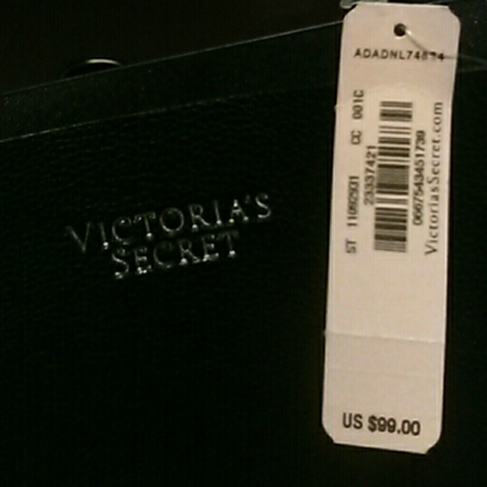 Victoria's Secrets large leather tote.