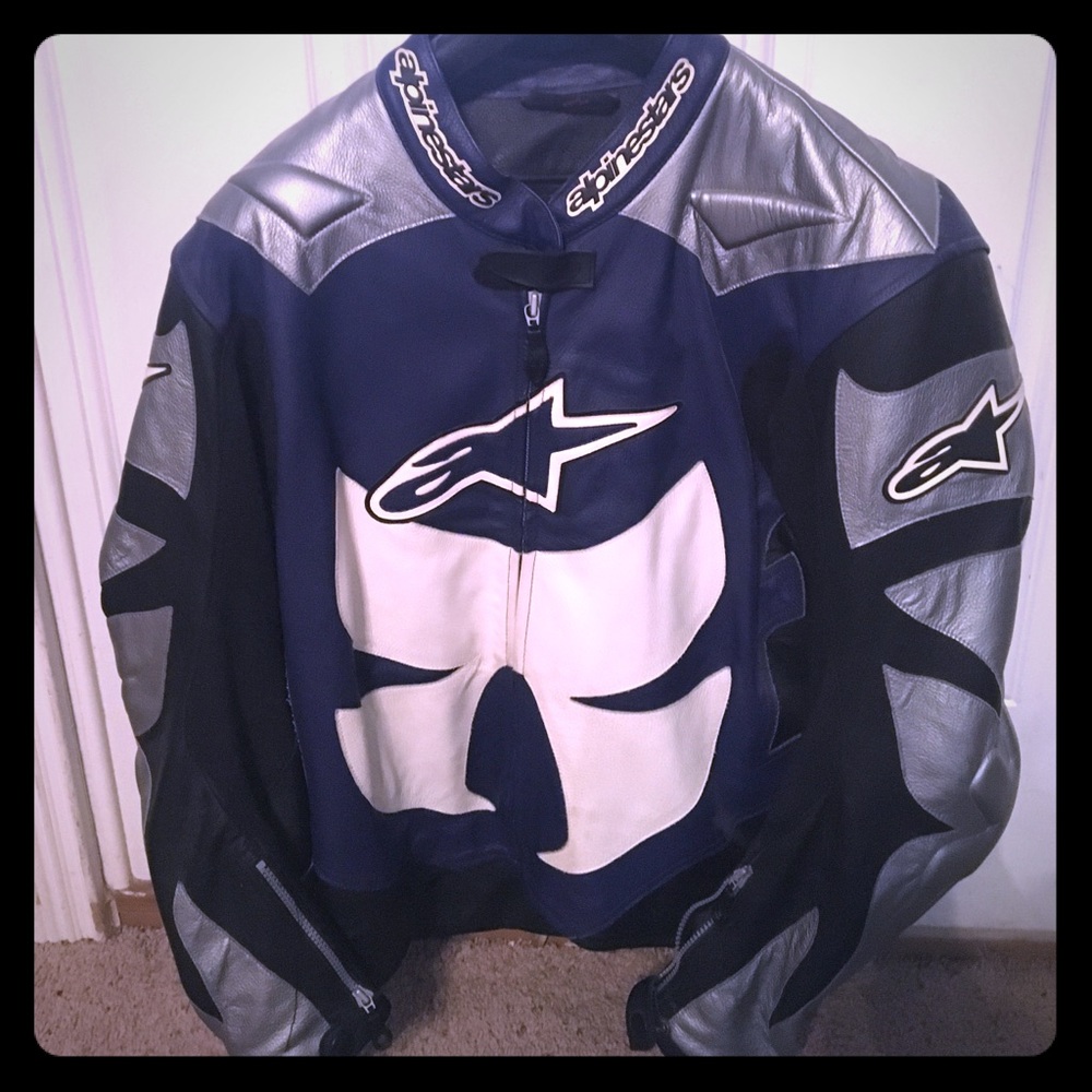 Alpinestar Leather Motorcyle Jacket!!