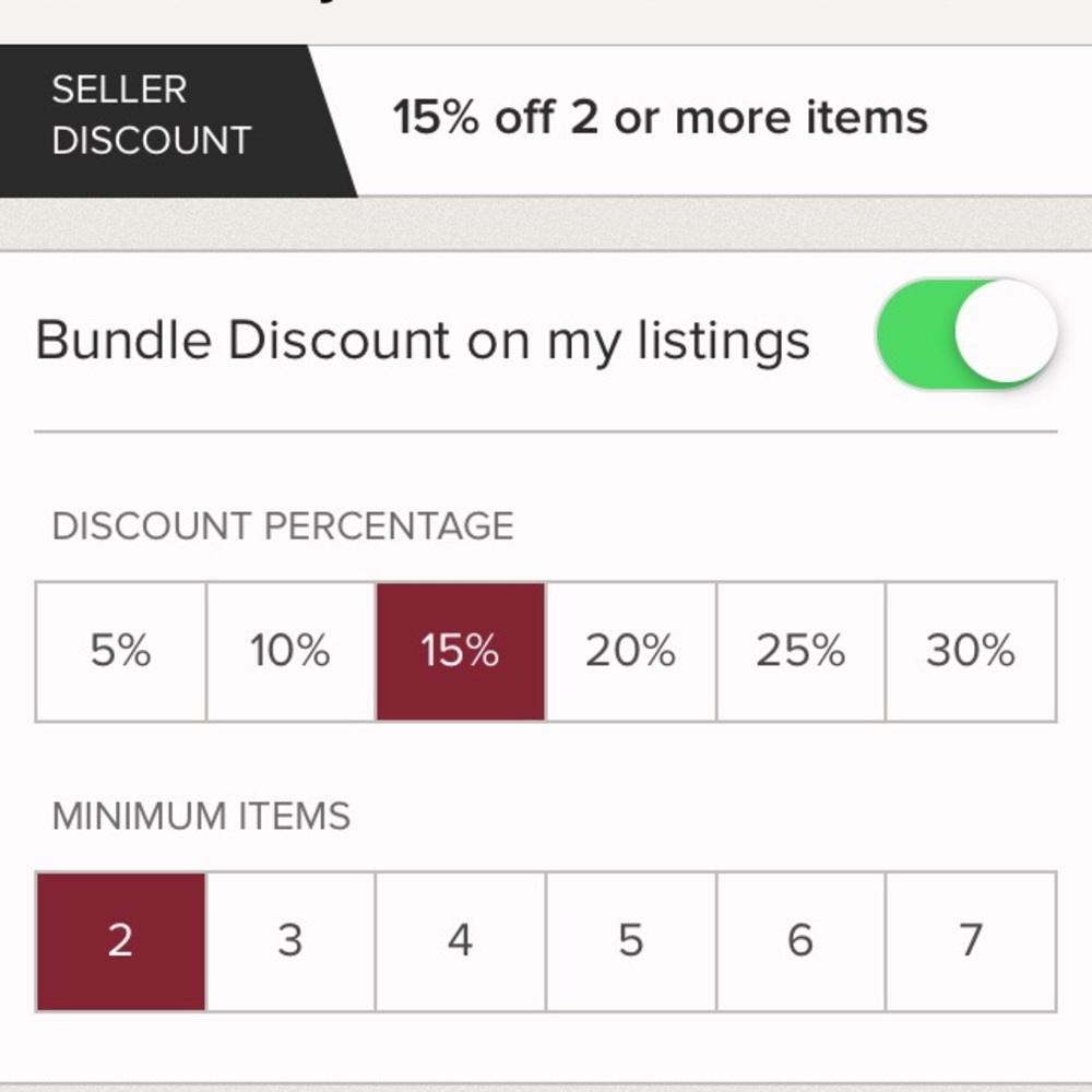 ‼️15% off when you bundle two or more items‼️