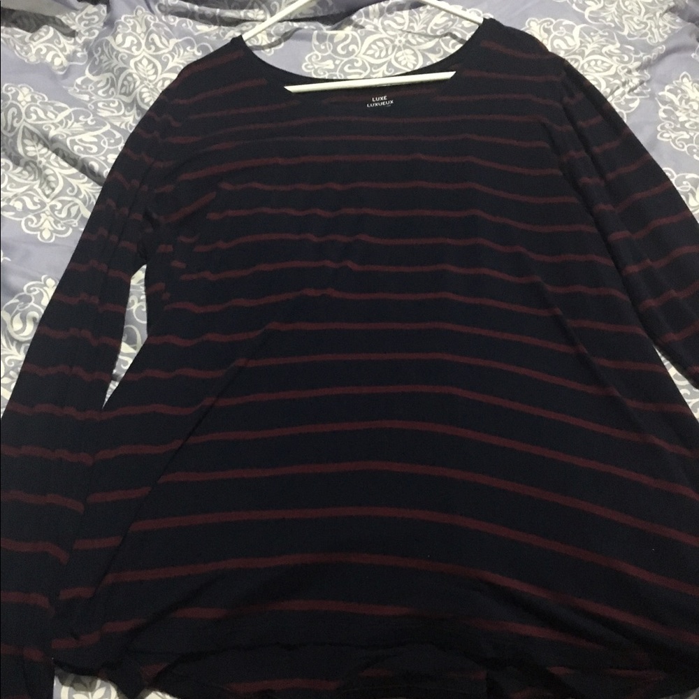 Dressy/casual long sleeved blouse