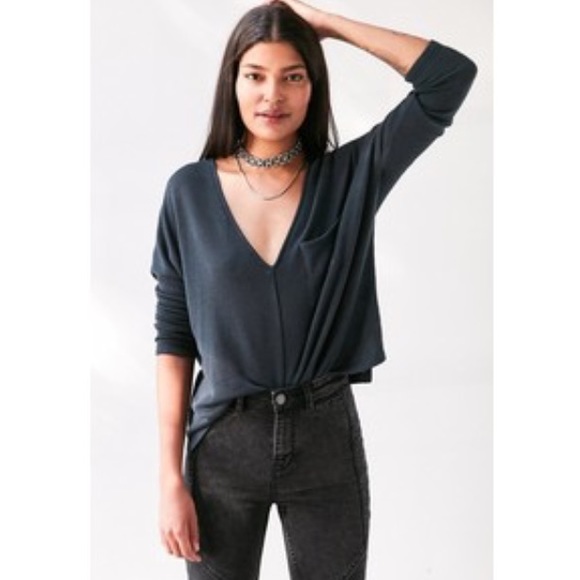 Urban Outfitters Tops - NWT BDG Blake deep v sweater
