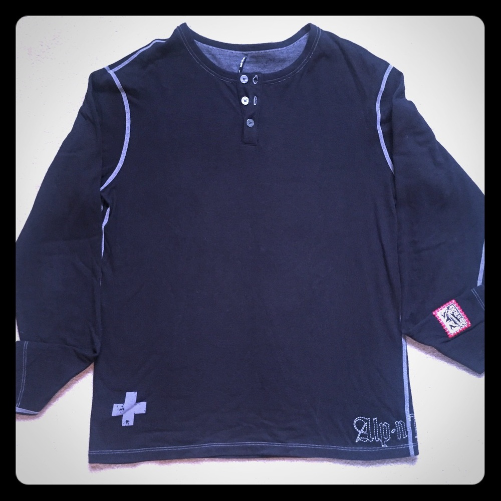 Skier's Henley Tee by Alp-n-Rock