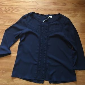 lauren Conrad chiffon blouse