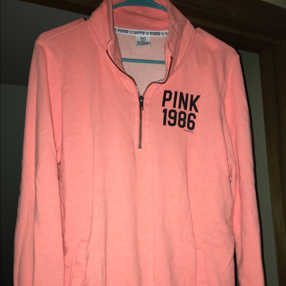 Victoria secret pink 1/4 zip