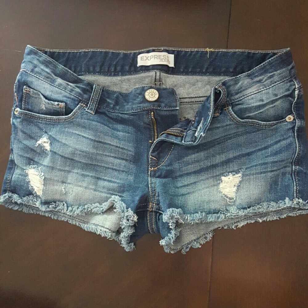 *SOLD* Express jean shorts