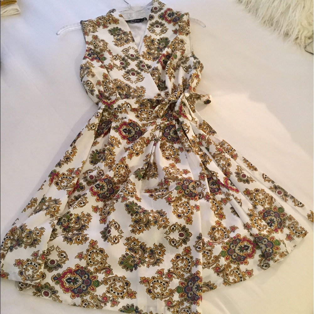 Sleeveless Ark & Co wrap dress NWT Sz S