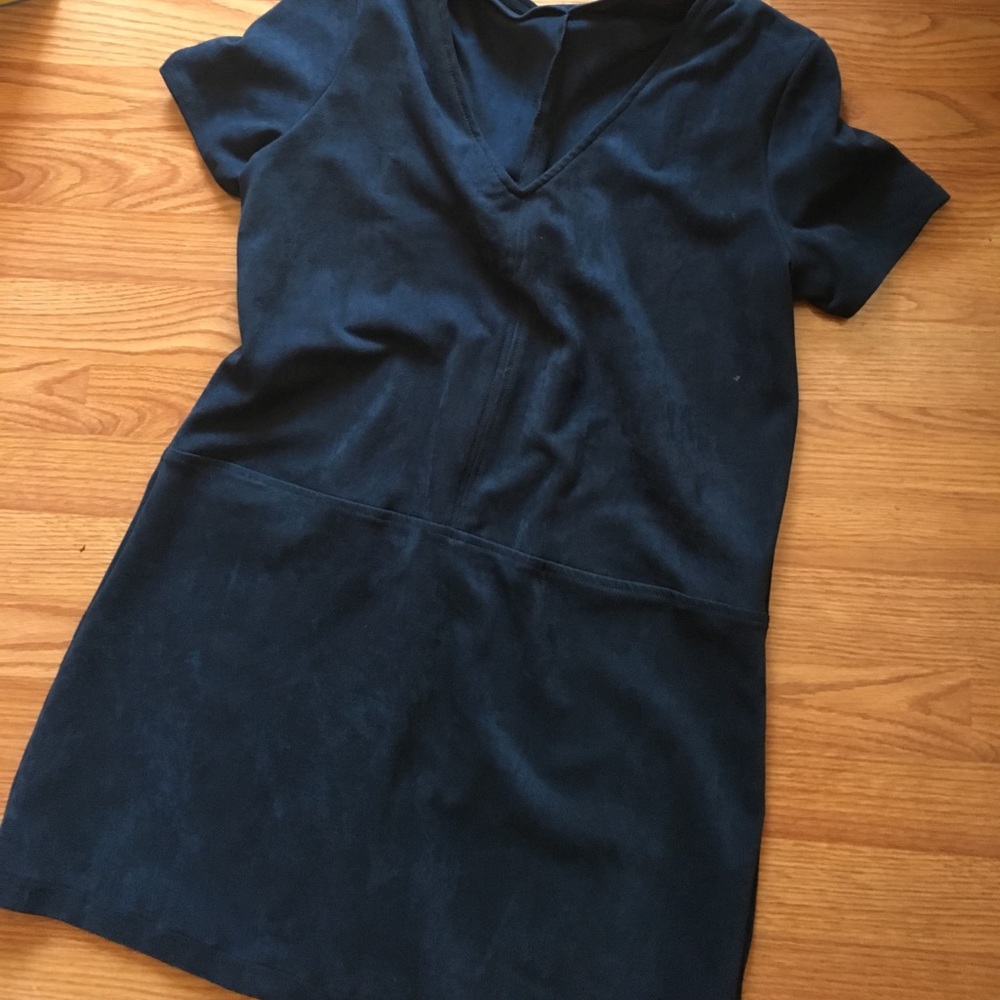 Suede dress