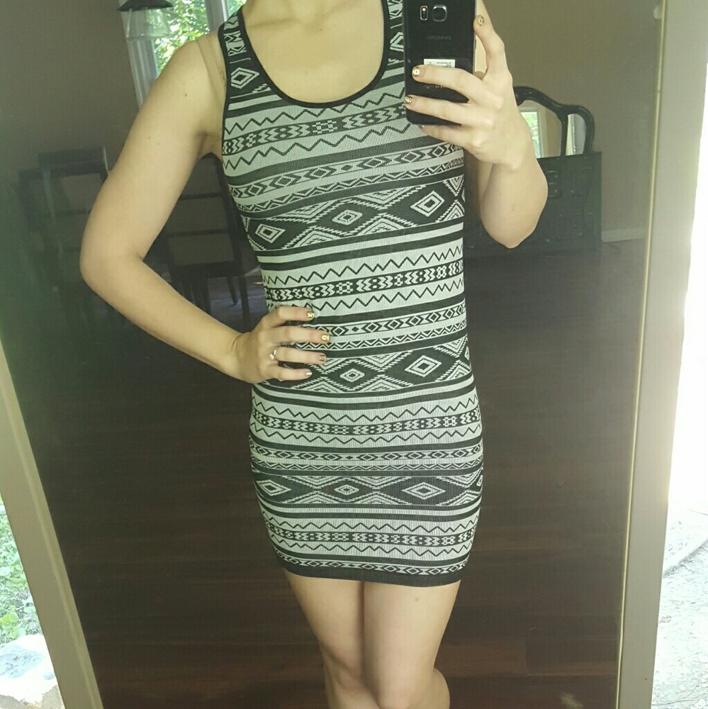 *SOLD* Aztec print mini dress