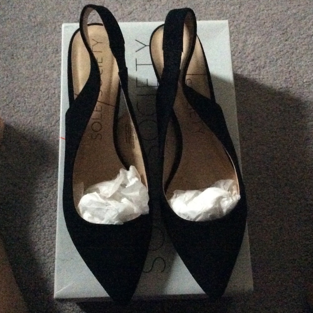 Phoebe - Black Kid Suede Shoes 👠