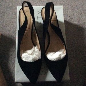 Phoebe - Black Kid Suede Shoes 👠