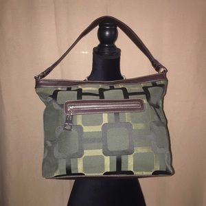NINE WEST Moss Green Shoulder Bag (Large)