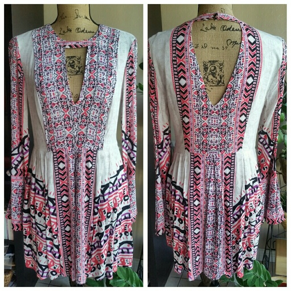 🔥Size2,4,6🔥Free People Tegan Print Mini Dress - Picture 3 of 4