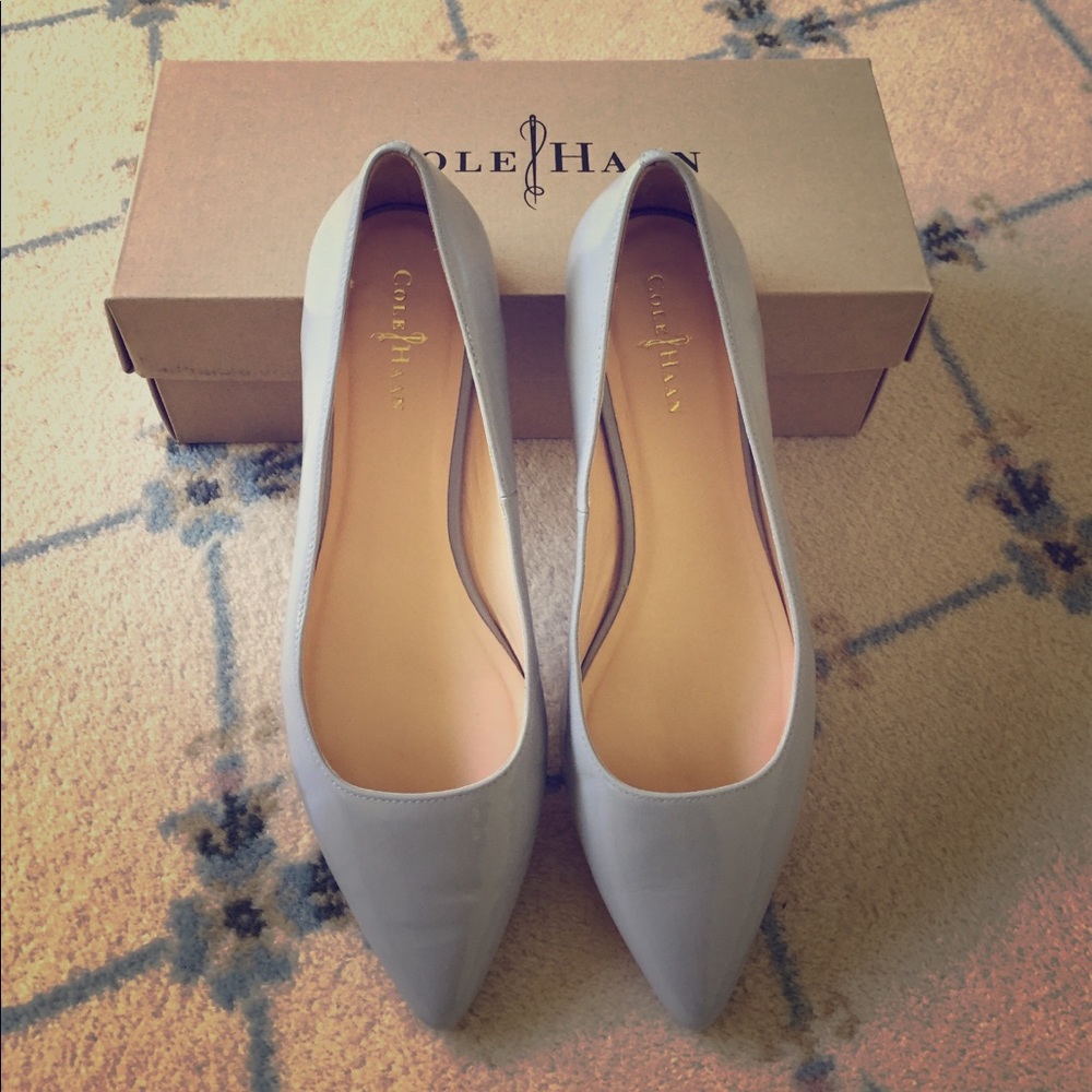 Cole Haan Magnolia Skimmer Shoes in Paloma Gray