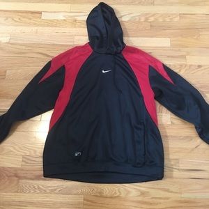 Black and red Nike hoodie