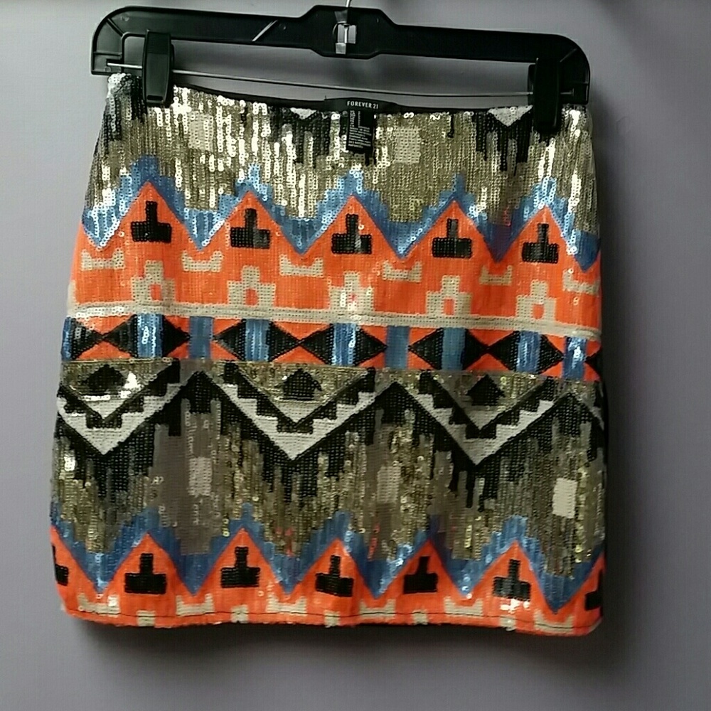 Sequin skirt