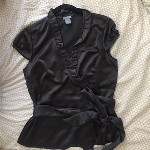 Ann Taylor wrap blouse
