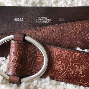 Beautiful embossed belt