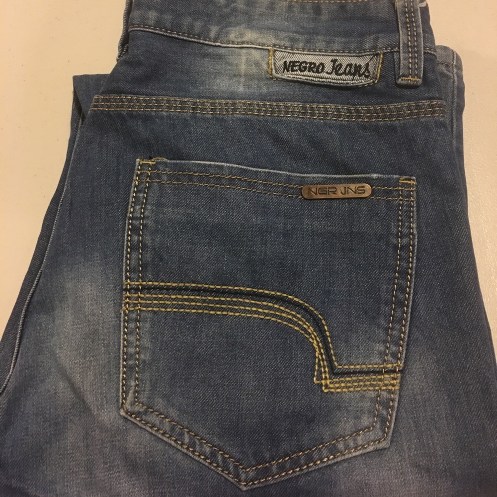 Negro Jeans slim straight 34w34L