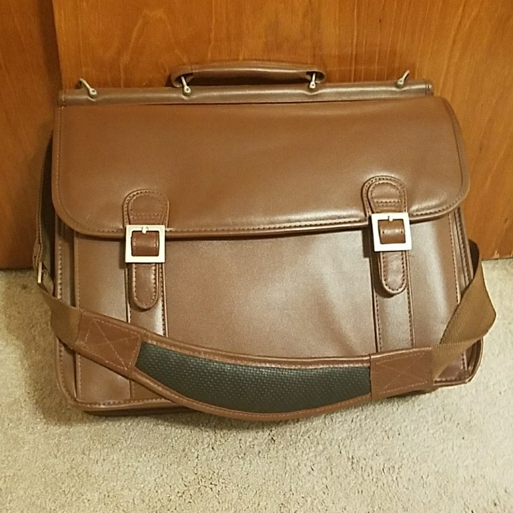 Leather briefcase